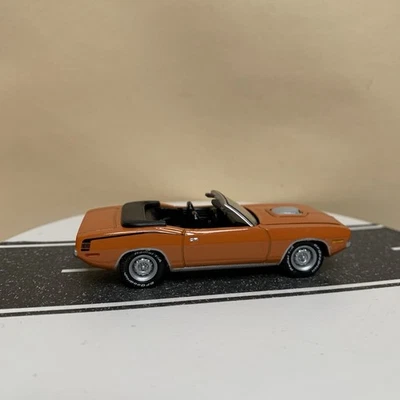 Bloque de subasta Greenlight Barrett Jackson 1970 Plymouth HEMI Cuda convertible casi nuevo Foto 1 de 4