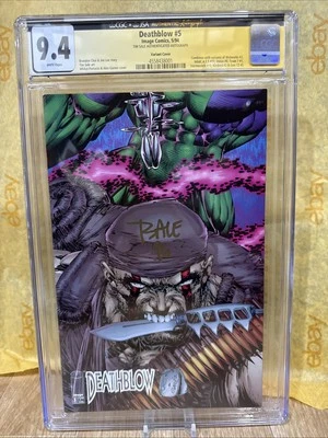 DEATHBLOW #5 Image Comics CGC SS 9.4 signed Tim Sale Art  connecting Variant - Image 1 of 4