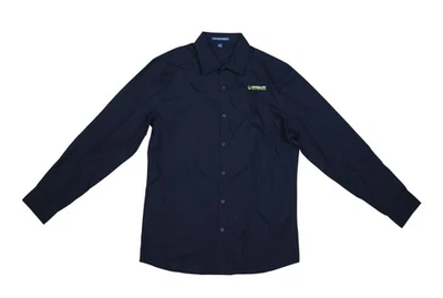 Camisa Herbalife Nutrition Para Hombres Mediana Autoridad Portuaria Azul Marino Calce Ajustado Logo Foto 1 de 4