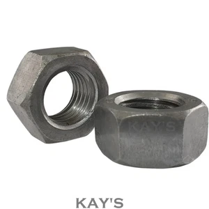 BSF FULL NUTS FINE THREAD HEXAGON GRADE A 1/4" 5/16" 3/8" 7/16" 1/2" 5/8" 3/4" - Picture 1 of 5