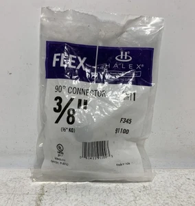 Halex F345 Verbinder 3/8" 90 Grad flexibles Metallrohr - Bild 1 von 6