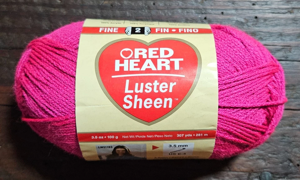 Hilo de tejer y ganchillo brillo Red Heart🧶2 oz a 4,5 oz🧶VENDIDO POR MADEJA Foto 1 de 1