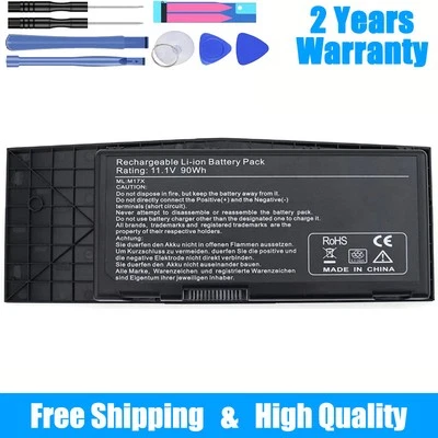 11,1V 90WH BTYVOY1 5WP5W 7XC9N 0C0C5M Akku für Dell Alienware M17X R3 M17X R4 - Bild 1 von 4