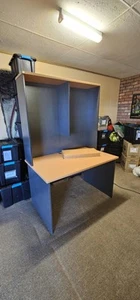 Office desk With Shelving - Picture 1 of 7
