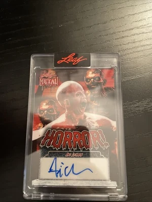 2025 Leaf Halloween Ari Lehman Horror Auto 1/1 - Image 1 of 2