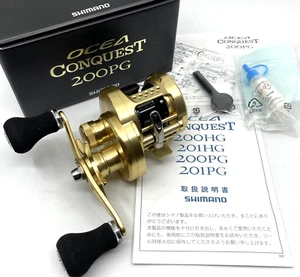 Carrete de fundición de cebo Shimano 15 OCEA CONQUEST 200PG "Excelente como nuevo" [Deberes incluidos en Estados Unidos] - Imagen 1 de 24