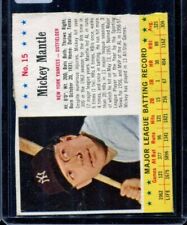 1963 Jello #15 Mickey Mantle TOUGH! LOOK!