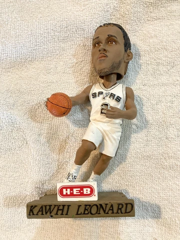 Kawhi Leonard San Antonio Spurs Collectible Bobblehead HEB Limited Edition Cover