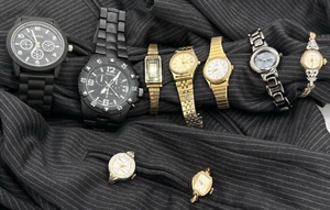 Watch Lot (9) Armitron, Casio, Legant, Geneva, Lorus Parts/Repair - Picture 1 of 10
