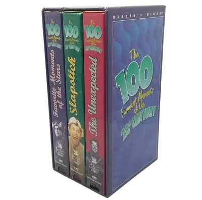 Reader's Digest The 100 Funniest Moments Of The 20th Century VHS 1995 Foto 1 de 4