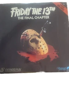 FRIDAY THE 13TH - THE FINAL CHAPTER Laserdisc MINT NEW SEALED RARE PART 4 - Afbeelding 1 van 10