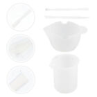 8 Pcs Glue Tool Pigment Storage Cup Clear Measuring