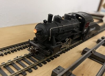 Tyco Mantua HO Scale #24 Santa Fe 0-4-0 Steam Locomotive With Tender Runs Great - Image 1 of 4