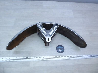 1975 Kawasaki S1 250 K725-1) chrome front fender guard cover - Image 1 of 4