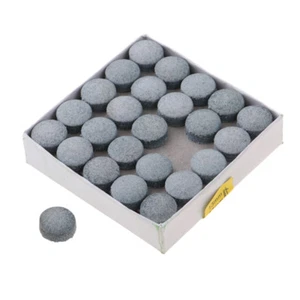 50 teile / schachtel Billard Snooker Pool Leder Queue Stick Kopf Ersatz 13mm - Picture 1 of 9