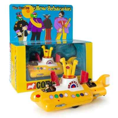 CORGI MODEL CLUB DIECAST RECREATION BEATLES YELLOW SUBMARINE RED HATCHES 803 - Image 1 of 4