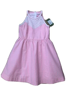 Nuevo con etiquetas Vestido Lilly Pulitzer Niña Kinsey Rosa Vidente Talla 14 - Imagen 1 de 5