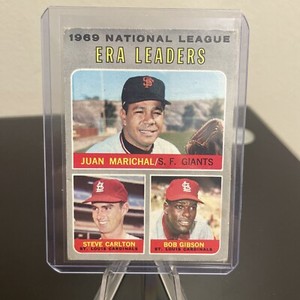 1970 Topps ERA Leaders Juan Marichal Steve Carlton Bob Gibson #67 HOF