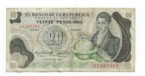 COLOMBIA 20 PESOS AÑO 1983 - Imagen 1 de 2