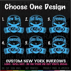 New York Staten Island, Tremont, Brownsville,Jamaica NY Vinyl Decal Sticker HOME - Picture 1 of 4