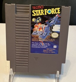STAR FORCE NES PAL B CART & POSTER! SEE PICS! USA SELLER