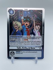 Digimon Card Game TCG CCG Taiki, Kiriha, & Nene BT11-095 Foil Rare