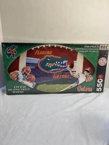 NEW Florida Gators 550 Piece Puzzle by TDC Puzzles Football Shaped - NIB, SEALED - Picture 1 of 4