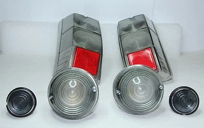 CLASSIC FIAT 500 ABARTH SMOKED BLACKED LENS AND COMPLETE LIGHTING KIT BRAND NEW - Image 1 of 4