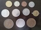 lot of 11 - World Coins - Europe, Asia, S. America, Australia - early as 1936