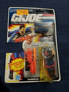 VINTAGE HASBRO GI JOE ARAH 1990 MERCER 22 BACK MOC SEALED - Bild 1 von 10