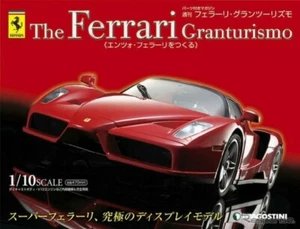ENZO FERRARI 1/10 Diecast Model Unassembled Complete Set DeAGOSTINI Sound/Light - Picture 1 of 7