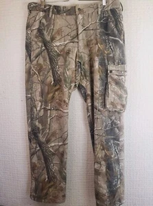 Cabela's Pants Mens 38x34 Realtree Ap Camo Cargo Fleece Legacy Windshear Hunt  - Picture 1 of 15