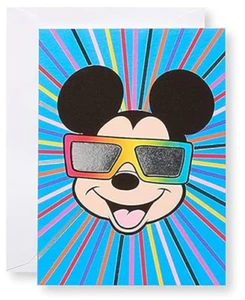 Birthday Card with Envelope Disney Mickey Mouse American Greetings - Picture 1 of 2
