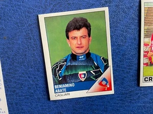 PANINI CALCIATORI 1995/96 CAGLIARI ABATE N 57 VELINA ORIGINALE *** - Picture 1 of 2