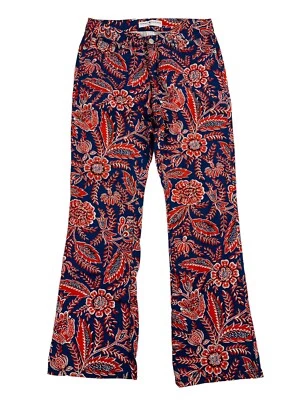 Tommy Hilfiger Womens Red White Blue Floral Flared Jeans 8 - Изображение 1 из 3