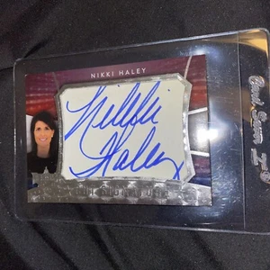 NIKKI HALEY 2020 DECISION CUT SIGNATURE AUTO FUture President SC GOVERNOR Signed - Picture 1 of 2