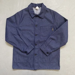 Le Laboureur Dark Denim Work French Chore Garden Euro Jacket Made In France 42 - Picture 1 of 11