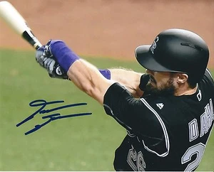 Signed 8x10 DAVID DAHL Colorado Rockies Autographed photo - COA - Picture 1 of 1