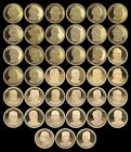 COMPLETE Presidential PROOF Dollar full SET US Mint 39 Coins Total ! All PROOF!!