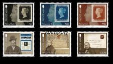ISLE OF MAN 2015 STAMP ON STAMP PENNY BLACK R.HILL STAMPS ON STAMPS S11362-5