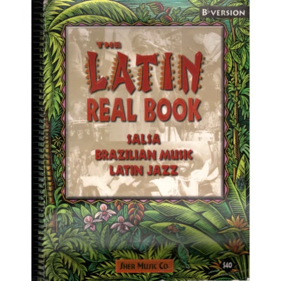 The Latin Real Book - Sher Music Co 9781883217051 Enlazation Spiral Partitura - Imagen 1 de 2