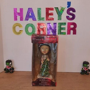 Winter Wonderland Bobbing Head Figurine - Picture 1 of 5