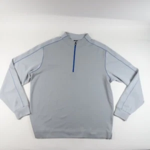 Chaqueta deportiva Footjoy para hombre talla XL 1/4 cremallera gris golf atlética - Imagen 1 de 6