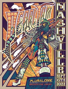 PEARL JAM - Sept 16 Nashville 2022 Brad Klausen Poster S/N /200 - Picture 1 of 2