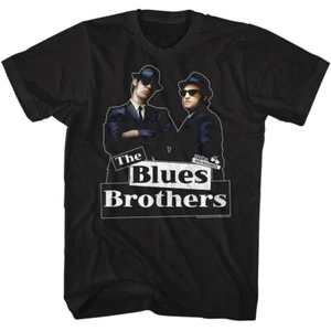 The Blues Brothers Movie Elwood & Jake Official Movie Merchandise Men's T Shirt  - Picture 1 of 6
