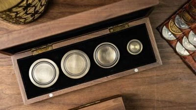 M Box Luxury Set (Half Dollar) by Artisan Coin & Jimmy Fan - Trick - Image 1 of 4