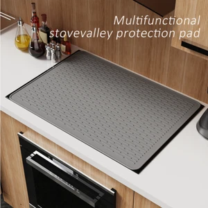28×20 Electric Stove Silicone Stove Top Cover Heat Resistant Dishes Drainer Mat - Picture 1 of 13