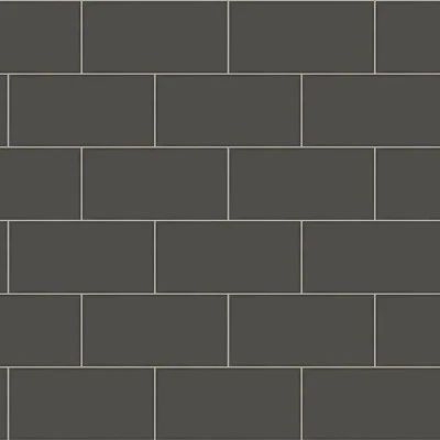 Papel tapiz azulejo de metro negro en paredes fáciles de Chesapeake 3115-12494 Foto 1 de 2