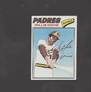 1977 Topps #603 WILLIE DAVIS - Picture 1 of 2