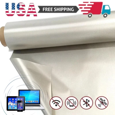 Military Grade 5G EMF RF Blocking Faraday Fabric for E-magnetic Shielding - Image 1 of 4